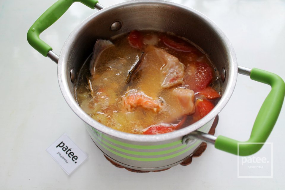 Рыбный суп с красной чечевицей - Шаг 10