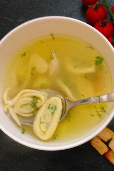 Суп с чесночными галушками 🍲 - Шаг 2