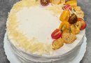 Блинный пирог с курицей и грибами