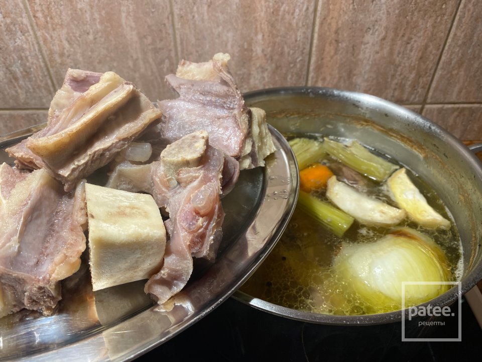 Русский Борщ из Белых Грибов - Шаг 3