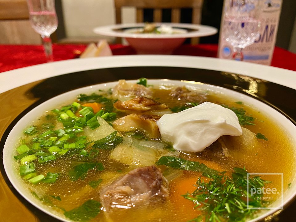 Русский Борщ из Белых Грибов - Шаг 14