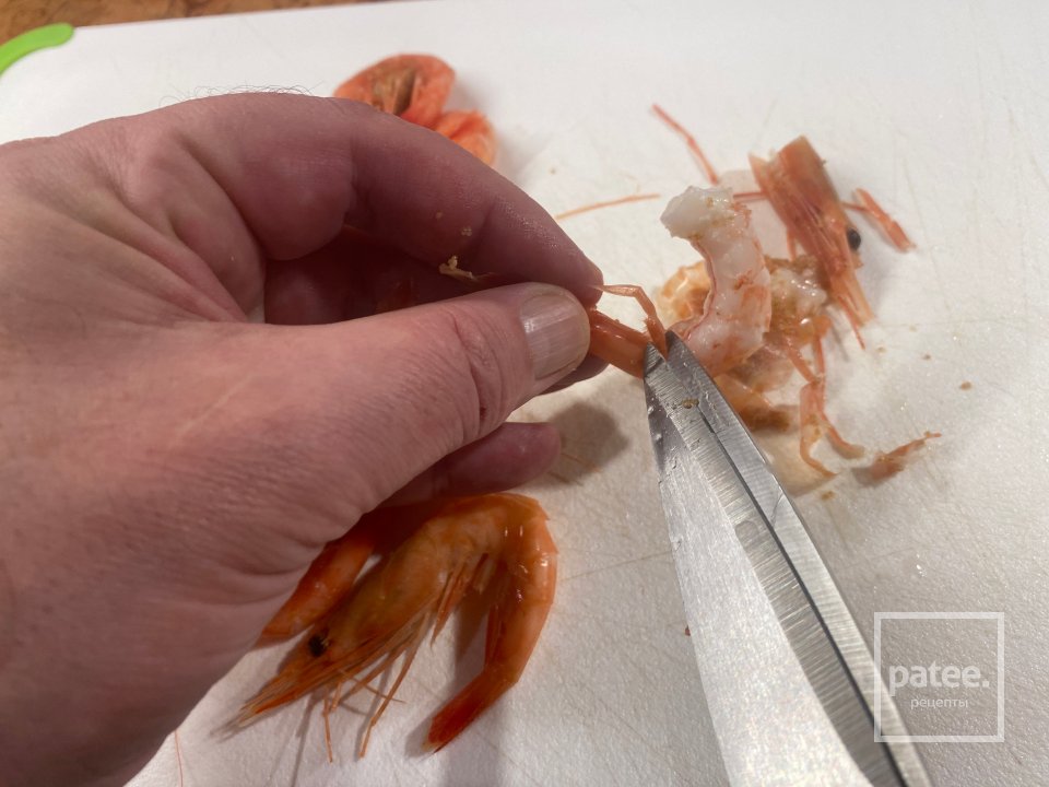 Хрустящие блины с креветками - Шаг 9