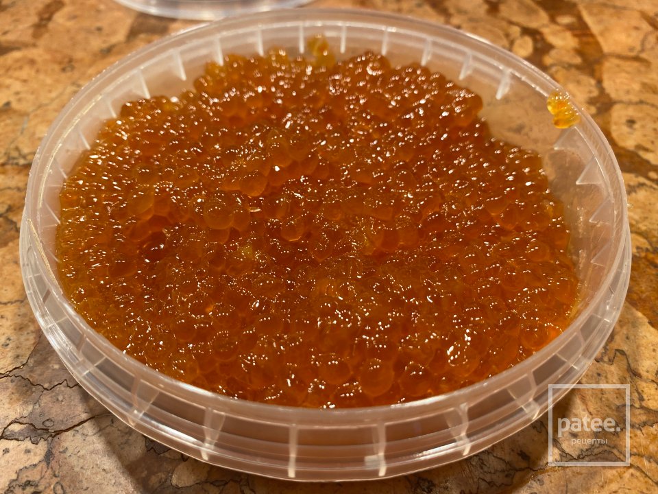 Блины с икрой и печенью трески - Шаг 5