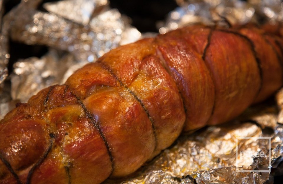 Рулет из свиной грудинки - Шаг 6