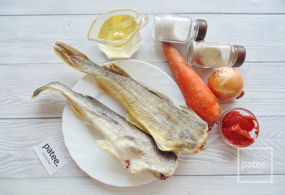 Навага в томатном соусе - Шаг 1