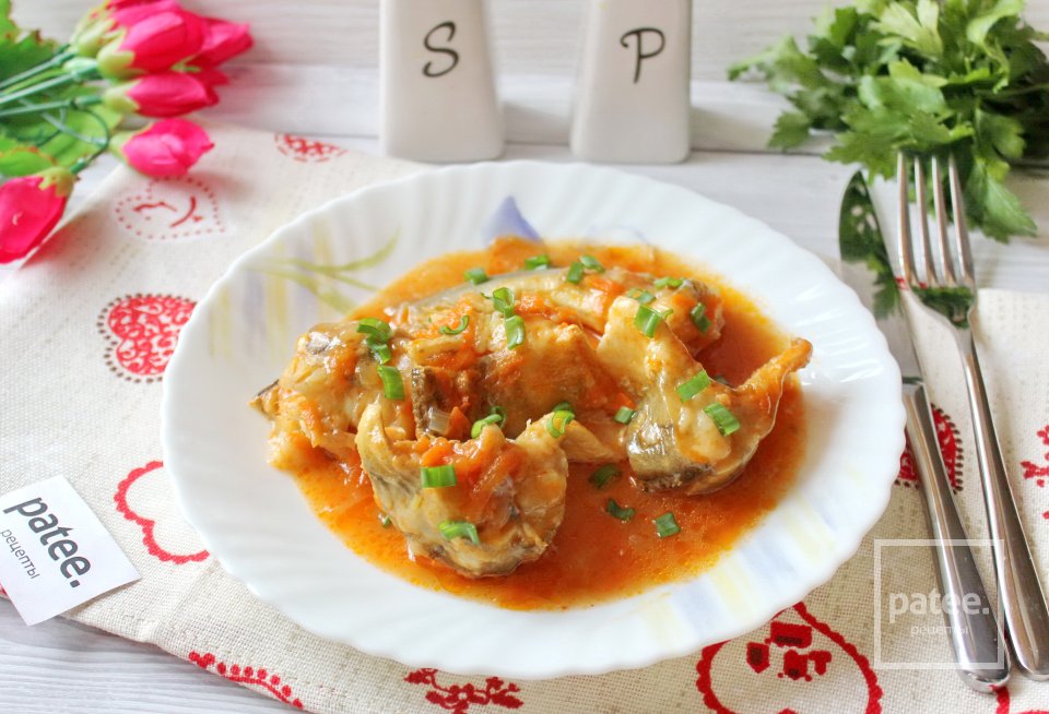 Навага в томатном соусе - Шаг 9