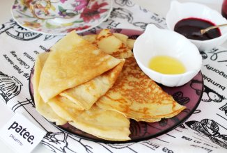 Блины заварные с гречневой мукой