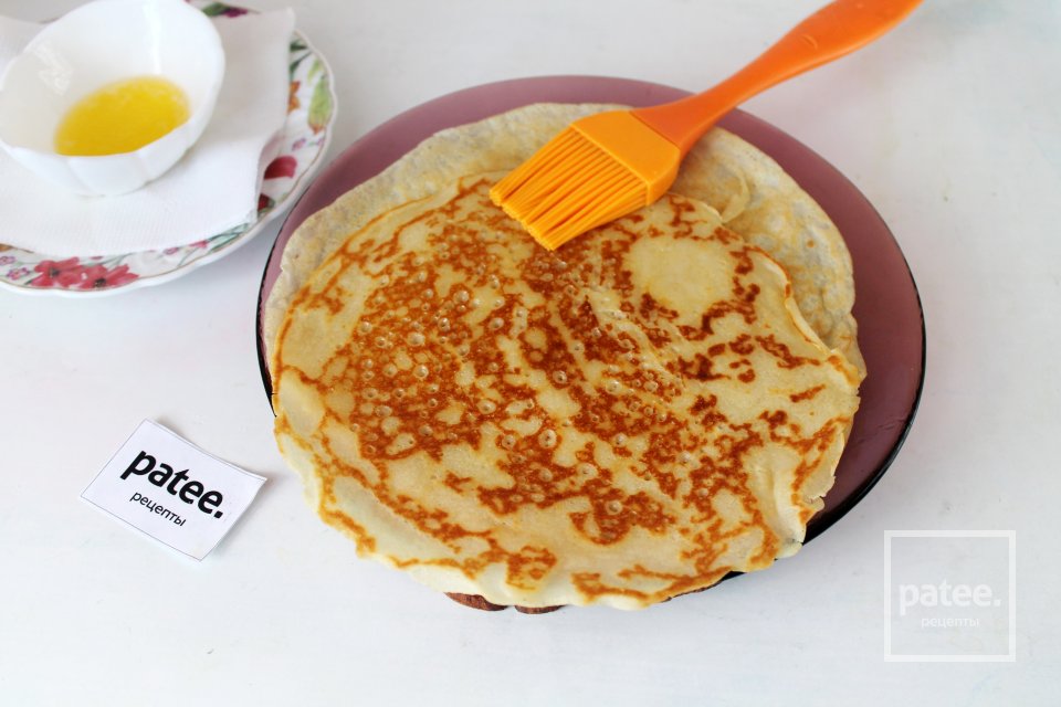 Блины заварные с гречневой мукой - Шаг 12