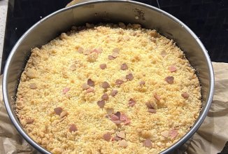 Быстрый пирог с творогом