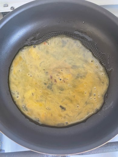 Омлет в лаваше - Шаг 6