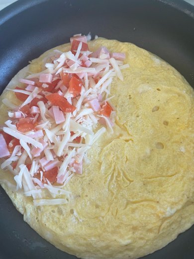 Омлет в лаваше - Шаг 9