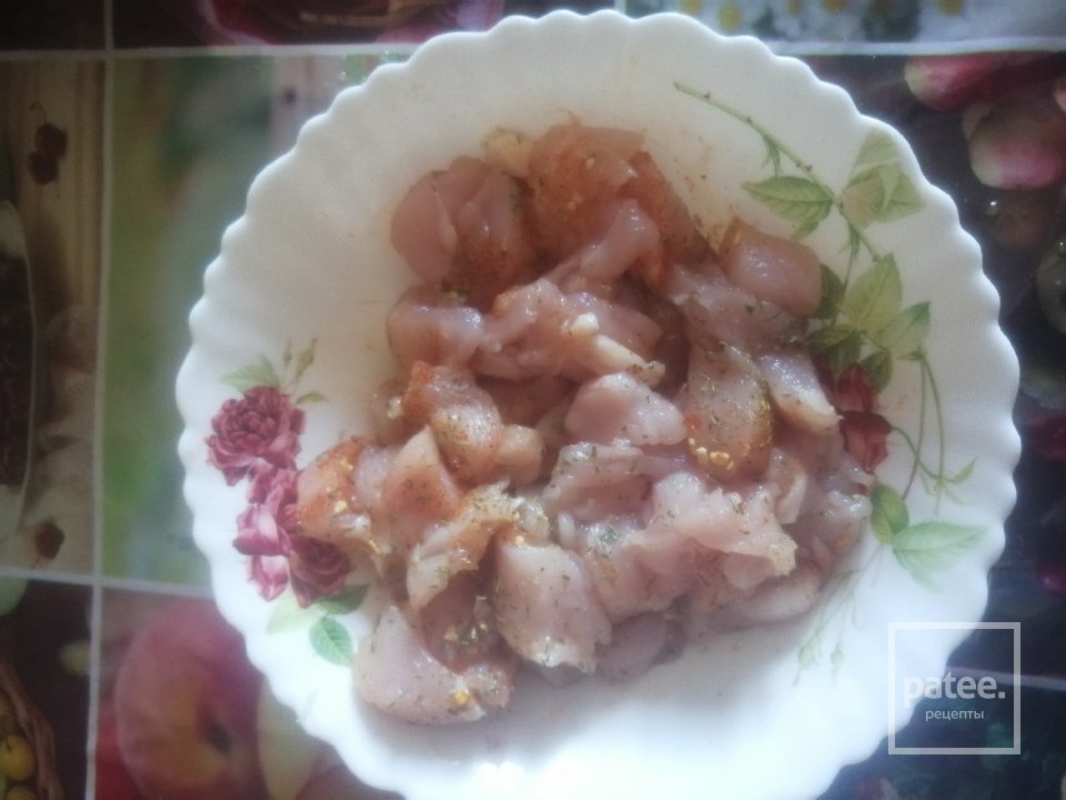 тушенная картошка с курицей в мультиварке - Шаг 2