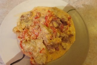 Индейка в сливочном соусе