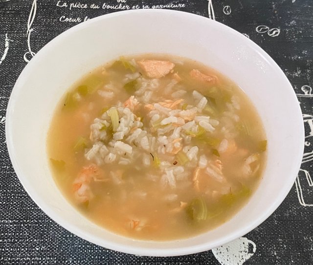 Суп 🍜 рисовый с морепродуктами