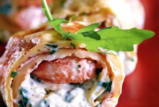 Креветки в омлете 🍤