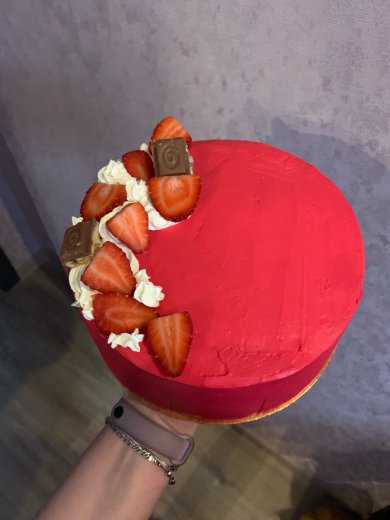 Клубнично-банановый торт - Шаг 6