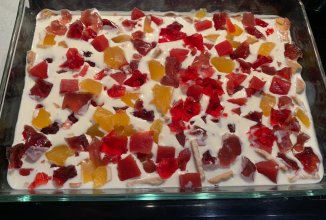 Желейный торт «Битое стекло»