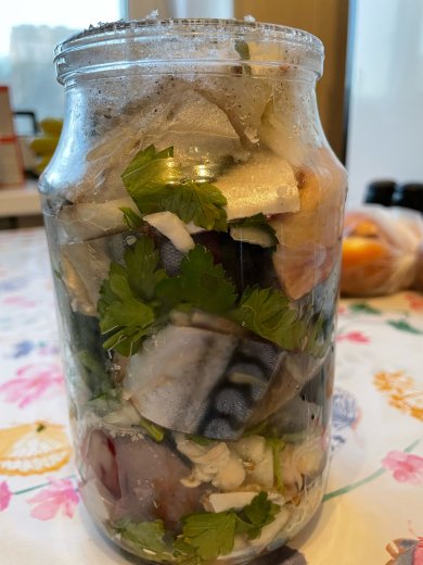 Маринованная скумбрия - Шаг 5