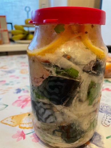 Маринованная скумбрия - Шаг 9