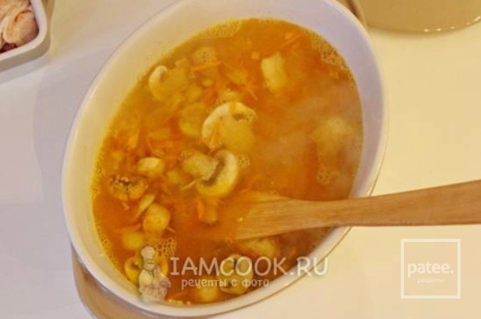 Рис запеченный с грибами и курицей - Шаг 6