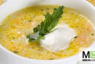 Картофельный суп с молоком