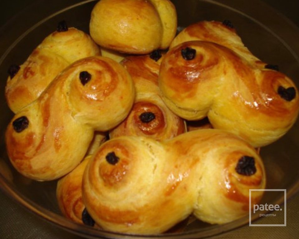 БУЛОЧКИ СВЯТОЙ ЛУЦИИ ИЛИ ХЛЕБ С ШАФРАНОМ - Шаг 3