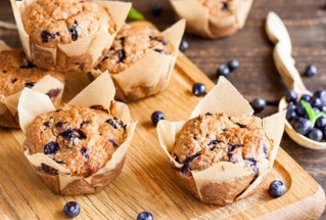 Веганские кексы с семенами псиллиума