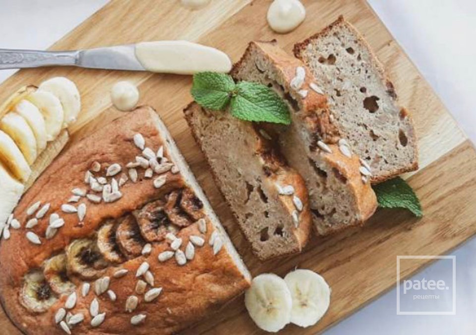 Банановый хлеб с медом и йогуртом в духовке - Шаг 3