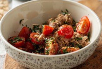 Каша с тунцом и Черри