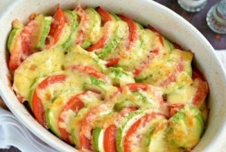 Запечённый кабачок