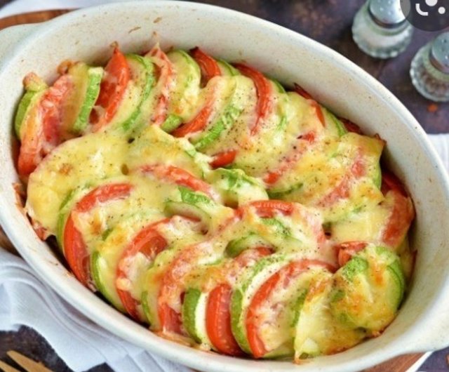 Запечённый кабачок
