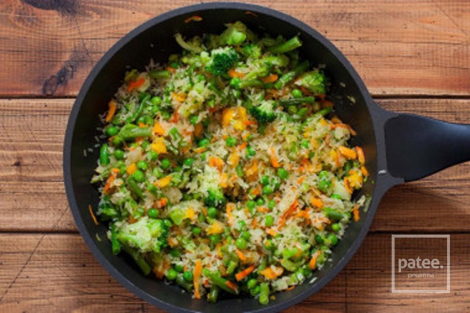 Овощи замороженные с рисом - Шаг 4