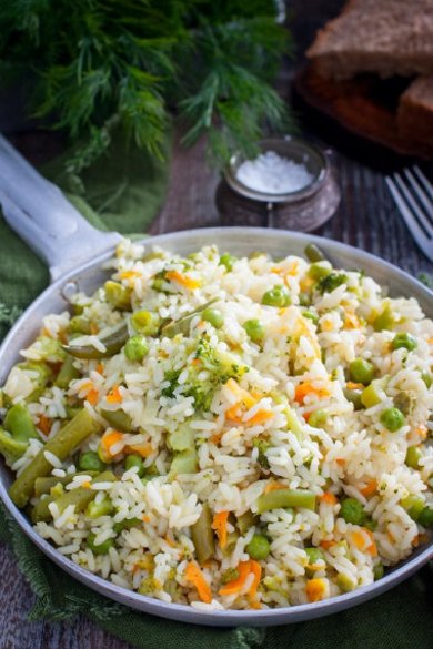 Овощи замороженные с рисом - Шаг 6