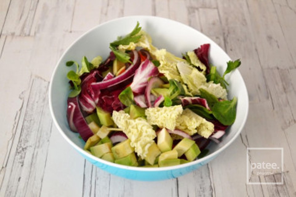 Салат с авокадо и курицей - Шаг 8