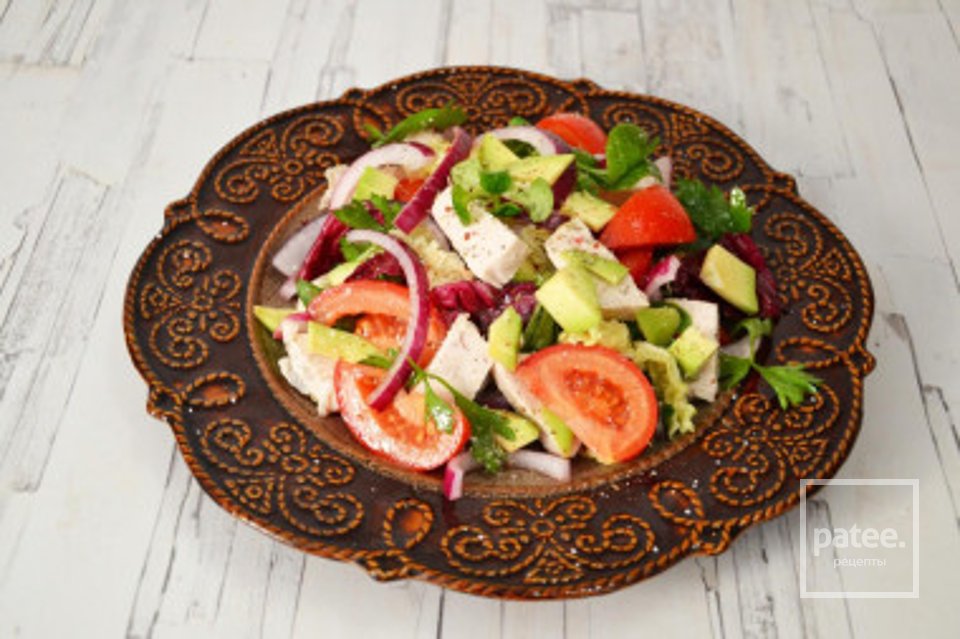 Салат с авокадо и курицей - Шаг 9