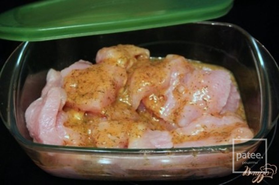 Филе индейки в горчично-яичном маринаде - Шаг 2