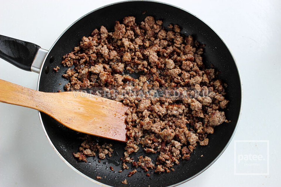 Паста с фаршем и овощами - Шаг 2