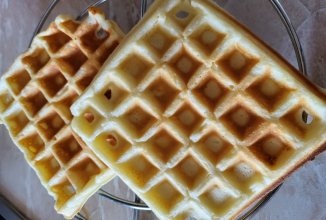 Идеальные творожные вафли