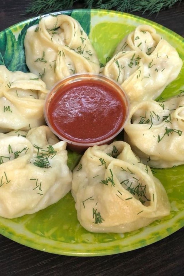 Манты с картофелем 🥟