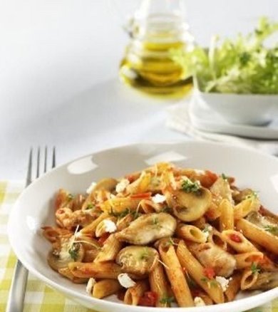 Пенне ригате с курицей и шампиньонами 🍝 - Шаг 2