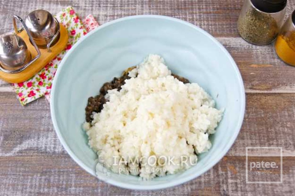 Постные рисовые котлеты с грибами 👍🏼 - Шаг 6