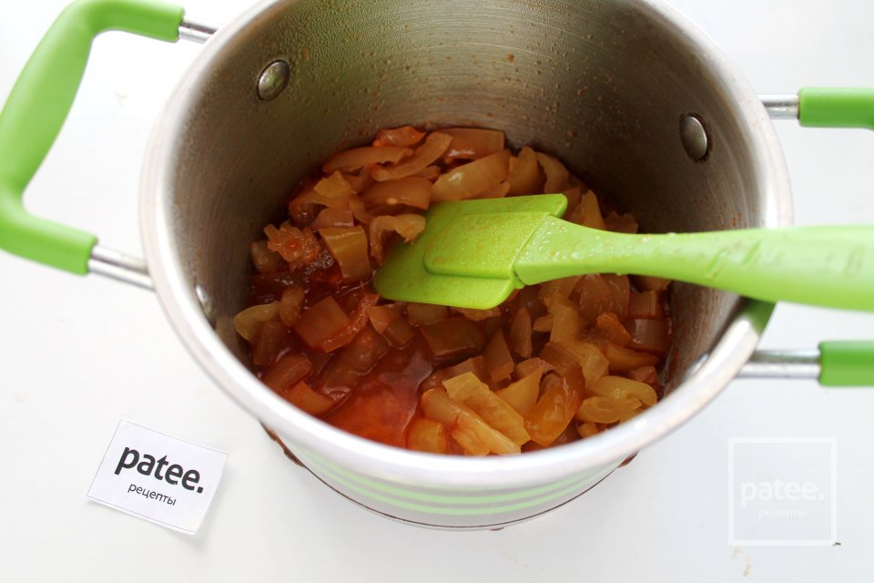 Вегетарианский борщ с запечёнными овощами - Шаг 9