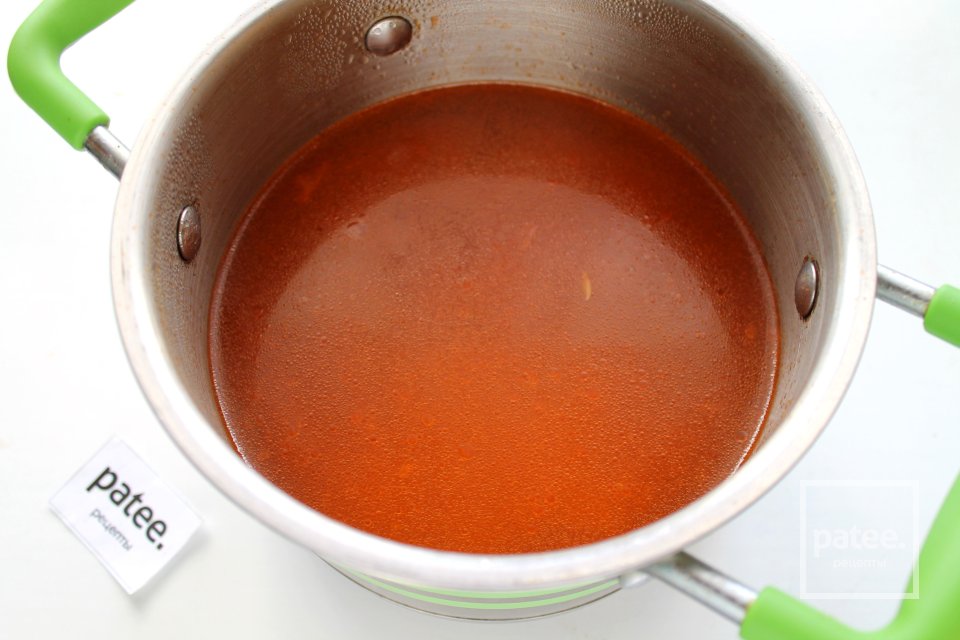 Вегетарианский борщ с запечёнными овощами - Шаг 10