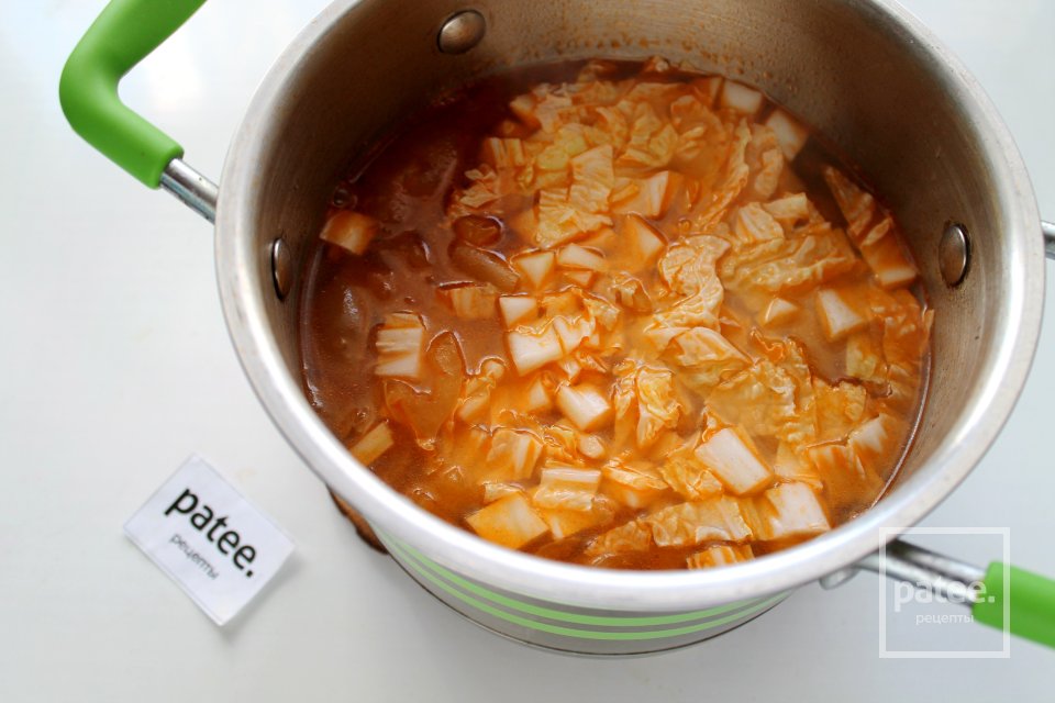 Вегетарианский борщ с запечёнными овощами - Шаг 12