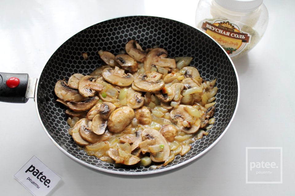 Вегетарианская лазанья с шампиньонами - Шаг 8