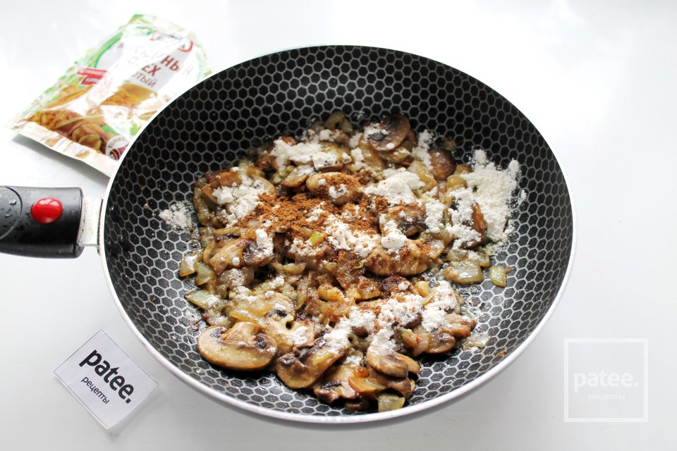 Вегетарианская лазанья с шампиньонами - Шаг 10