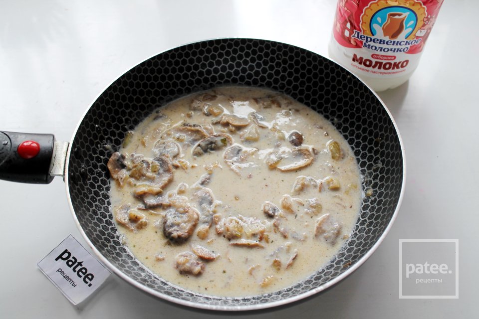 Вегетарианская лазанья с шампиньонами - Шаг 11