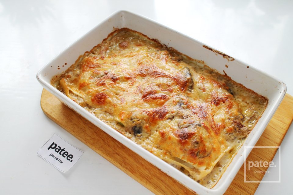 Вегетарианская лазанья с шампиньонами - Шаг 18