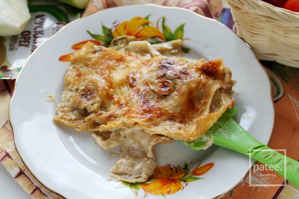 Вегетарианская лазанья с шампиньонами - Шаг 19