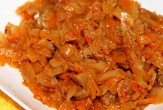 Тушеная капуста с мясом 👍🏼